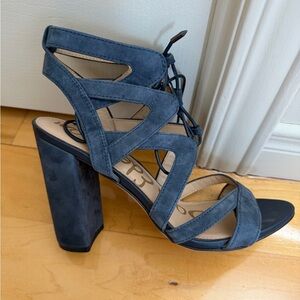 SAM EDELMAN BLUE SANDALS